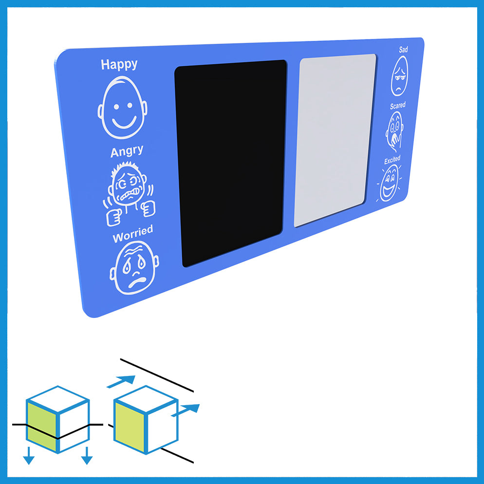 Chalkboard and Mirror Emotion Panel