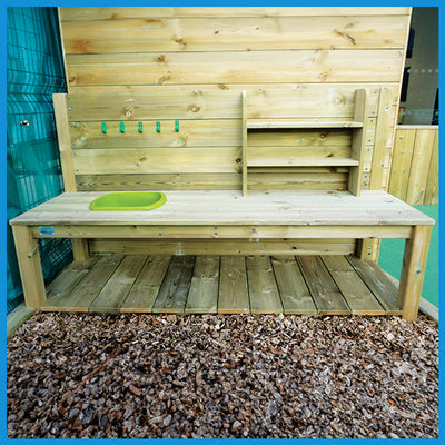 Mini Rustic Mud Kitchen - Playground Equipment Supplies