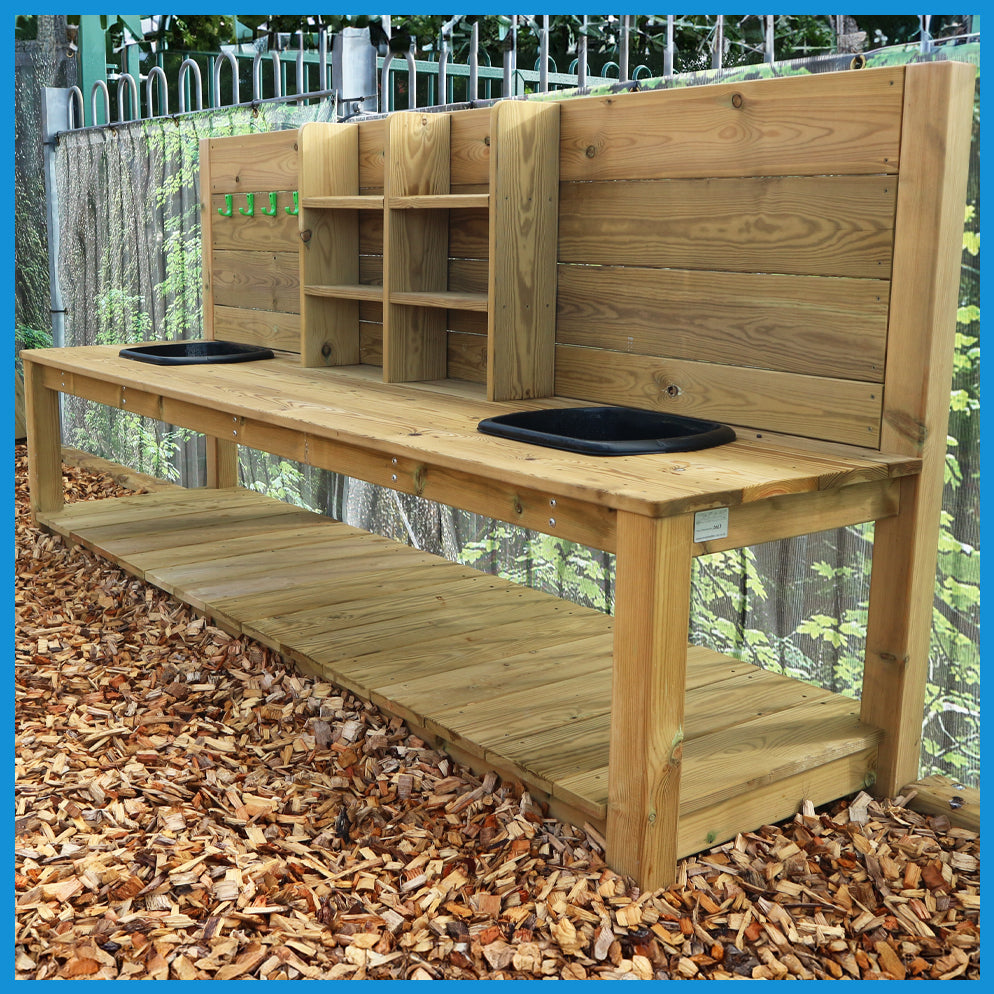 Rustic Mud Kitchen - Playground Equipment Supplies