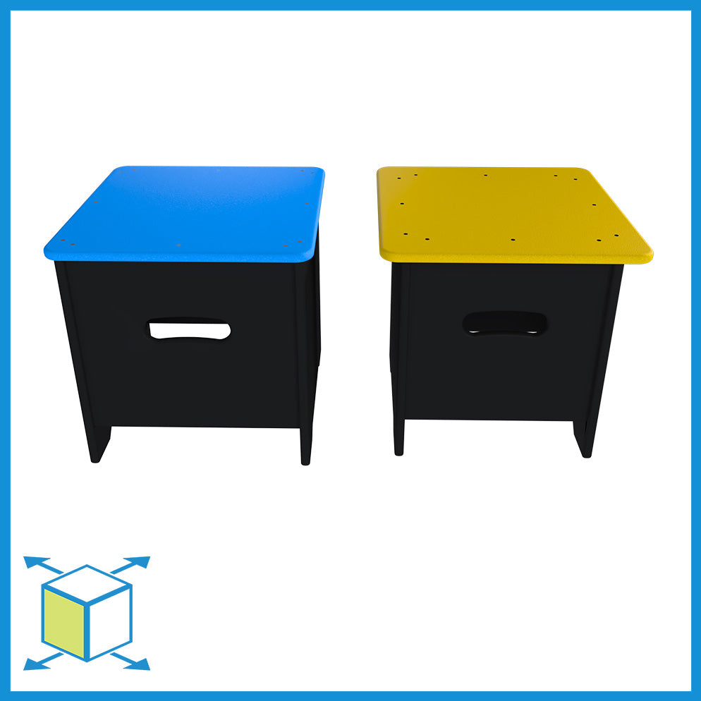 Interlocking Cube Seats