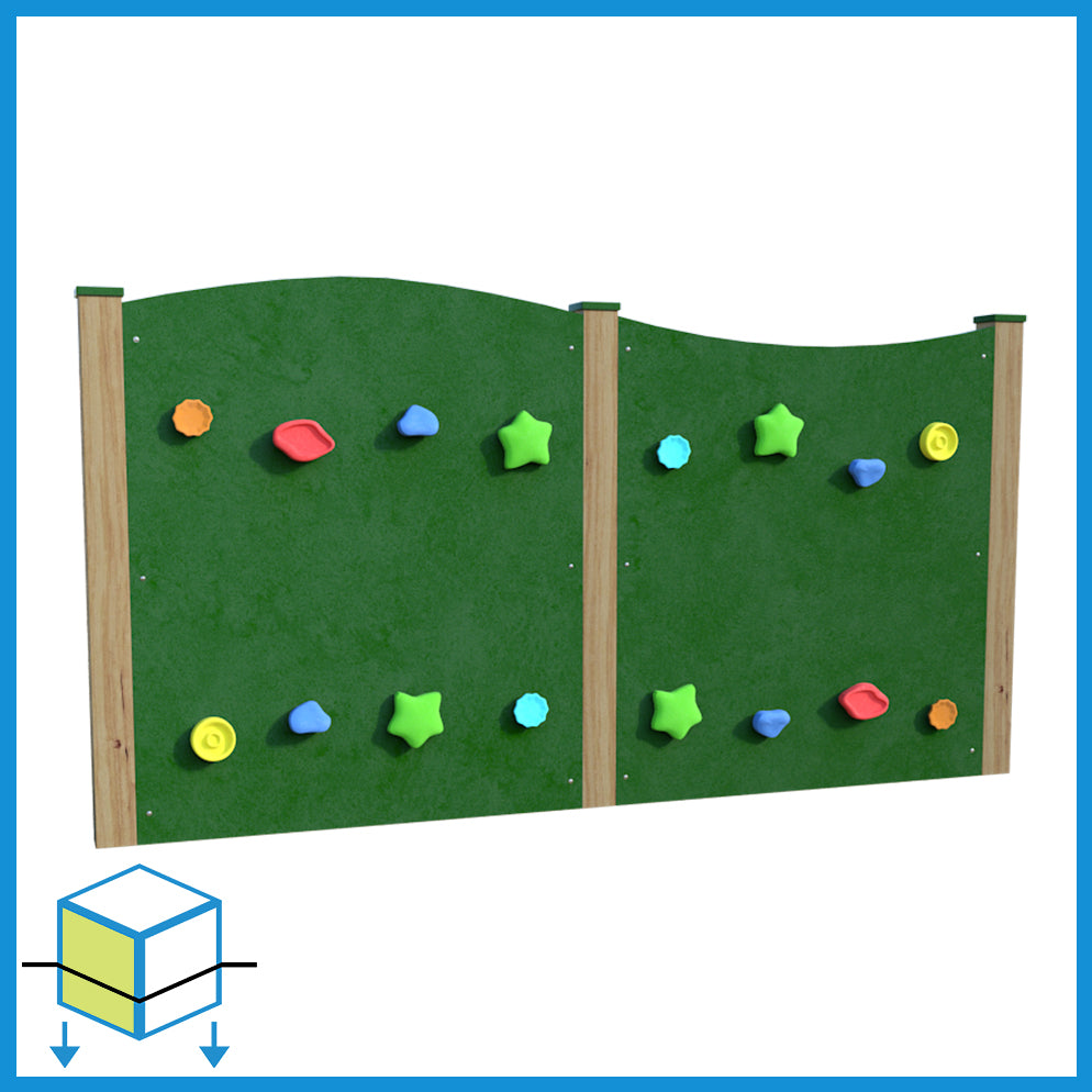 Infant HDPE Wave Traverse Wall