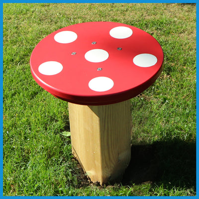 HDPE Mushroom Seats - Playground Equipment Supplies