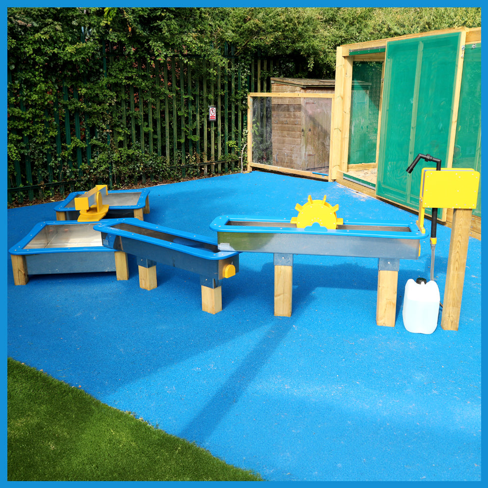 Quad Splish Splash Water Trough - Playground Equipment Supplies