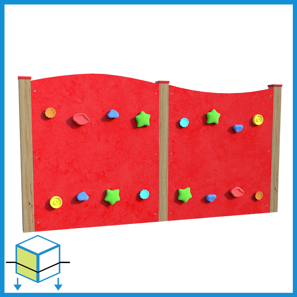 Infant HDPE Wave Traverse Wall