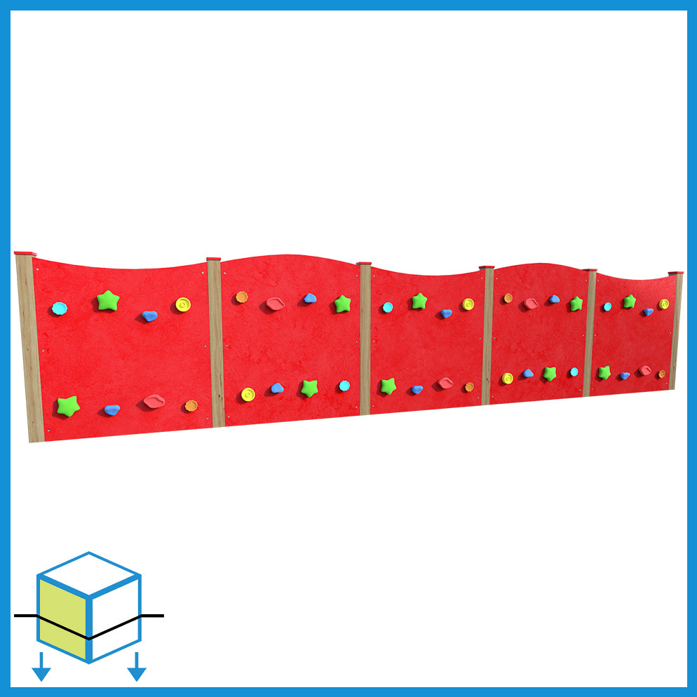 Infant HDPE Wave Traverse Wall