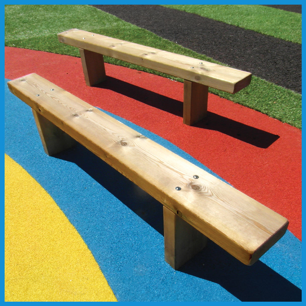 Timber Bench Seat - Playground Equipment Supplies