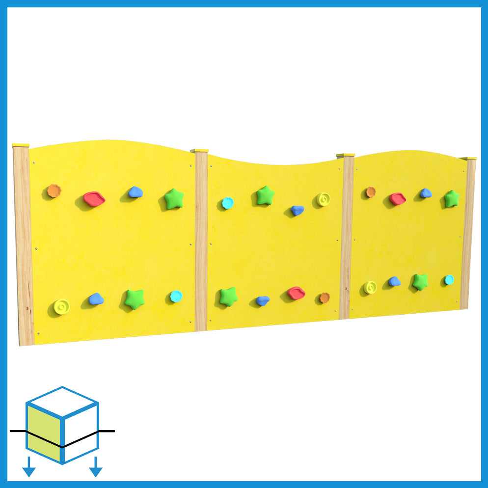 Infant HDPE Wave Traverse Wall